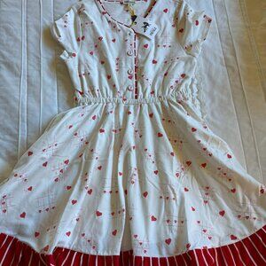 Finding Foxtale Girls NWT Size 10 League of Their Own Valentine's Dress